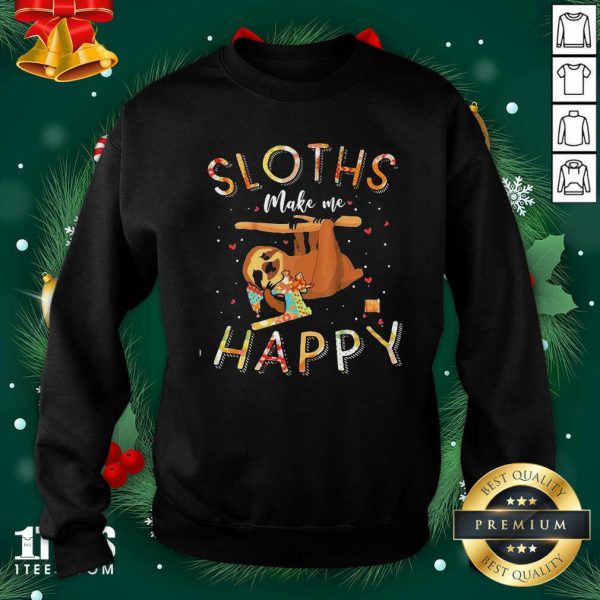 Good Sloths Make Me Happy Sewing Shirt