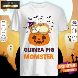 Guinea Pig Momster Pumpkin Monster Funny Halloween Shirt 1