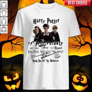 Harry Potter 19th Anniversary 2001 2020 7 Parts 1179 Minutes Thank You For The Memories Signatures Shirt 1