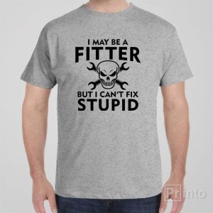 I may be a fitter but I cant fix stupid T shirt 1