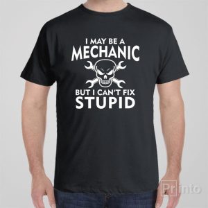 I may be a mechanic but I can’t fix stupid – T-shirt