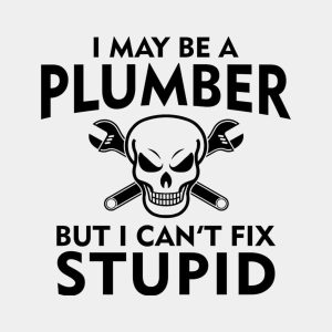 I may be a plumber but I cant fix stupid T shirt 2
