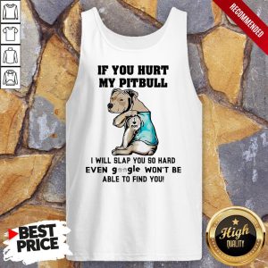 If You Hurt My Pitbull I Will Slap You So Hard Even Google Wont Be Able To Find You Heart Shirt 4