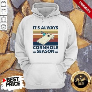 It’s Always Cornhole Season Vintage Retro Shirt