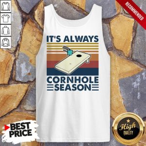 Its Always Cornhole Season Vintage Retro Shirt 4