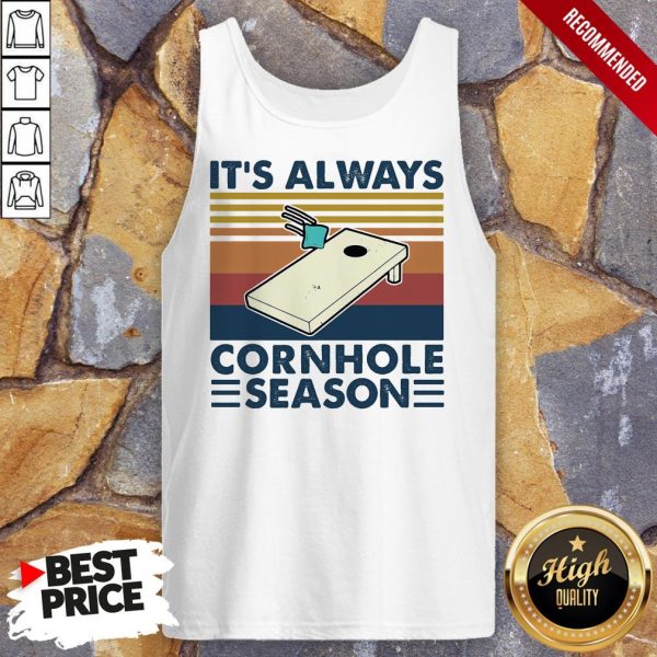 It’s Always Cornhole Season Vintage Retro Shirt