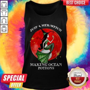 Just A Mer witch Making Ocean Potions Shirt 3