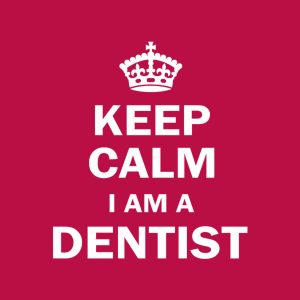 Keep calm I am a dentist T shirt 2