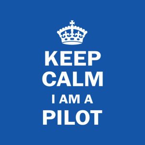 Keep calm I am a pilot T shirt 2