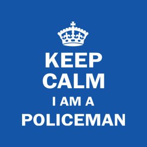 Keep calm I am a policeman T shirt 2