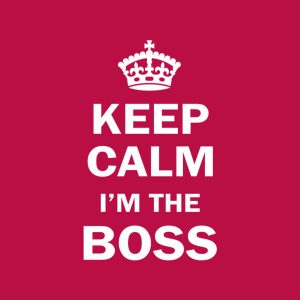 Keep calm I am the Boss – T-shirt