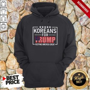 Koreans For Trump Keeping America Great American Flag Shirt 2