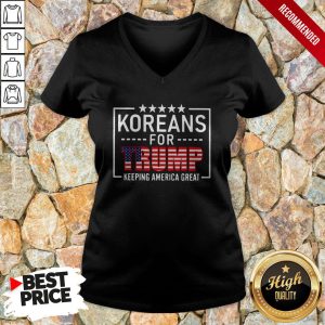 Koreans For Trump Keeping America Great American Flag Shirt 3