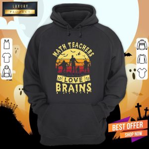 Math Teachers Love Brains Funny Teacher Halloween Shirt