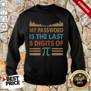 My Password Is The Last 8 Digits Of Pi Shirt 5