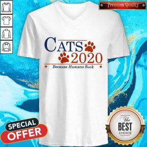 Nice Cats 2020 Because Humans Suck Shirt