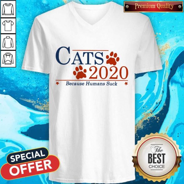 Nice Cats 2020 Because Humans Suck Shirt