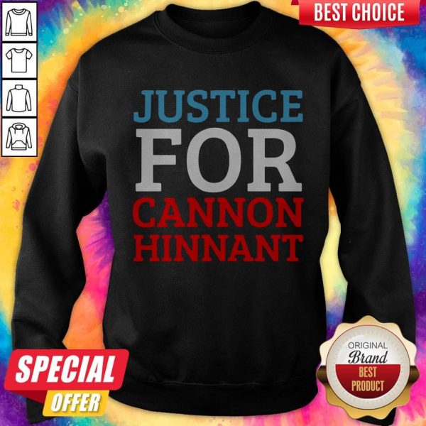 Nice Justice For Cannon Hinnant Shirt