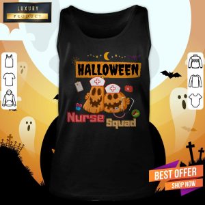 Nurse Squad Team Pumpkin Ghost Halloween Shirt 2