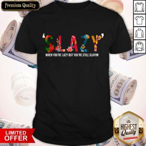 Official Im Slazy Mens T Shirt 1