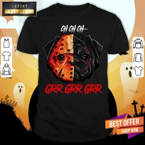 Oh Oh Oh Grr Grr Pug Dog Wear Mask Funny Halloween Shirt 1