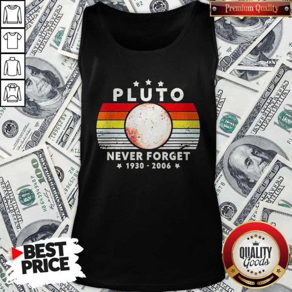 Pluto Never Forget 1930 2006 Vintage Shirt