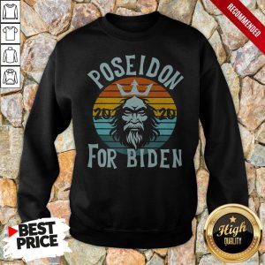 Poseidon For Biden 2020 Anti Trump Election Vintage Retro Shirt