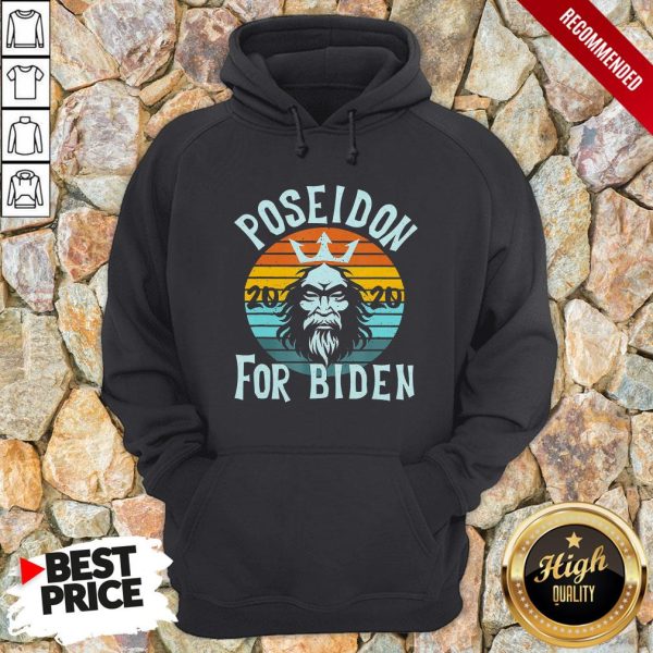 Poseidon For Biden 2020 Anti Trump Election Vintage Retro Shirt