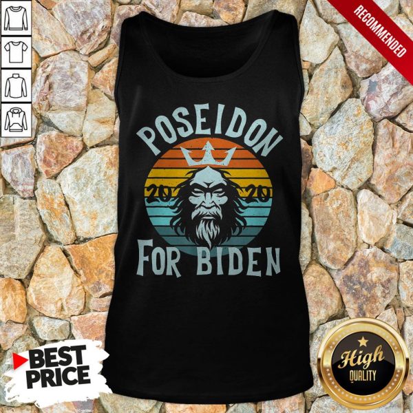 Poseidon For Biden 2020 Anti Trump Election Vintage Retro Shirt