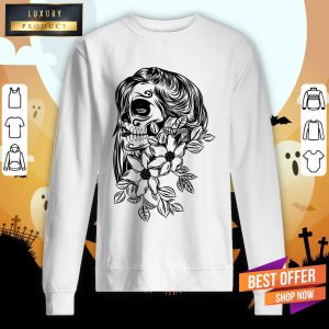 Pretty Day Dead With Flower Face Shirt 5