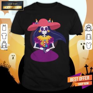 Skeleton Woman Happy Dia De Muertos Day Dead Shirt 1