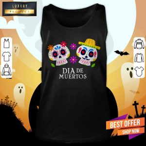 Sugar Skull Couple Dia De Muertos Day Dead Shirt 4