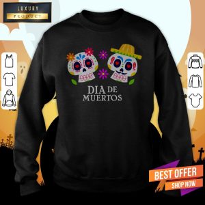 Sugar Skull Couple Dia De Muertos Day Dead Shirt 5