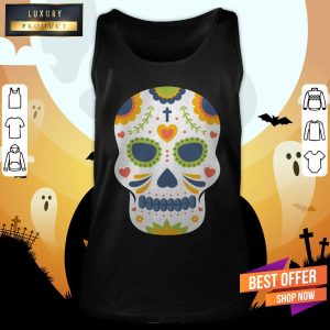 Sugar Skull Day Of Dead Dia De Los Muertos Shirt 4