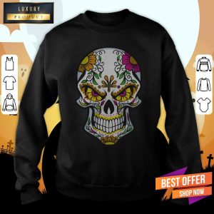 Sugar Skull Day Of Dead Dia De Muertos Shirt 3