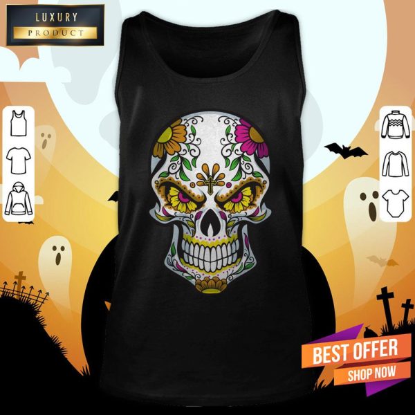 Sugar Skull Day Of Dead Dia De Muertos Shirt