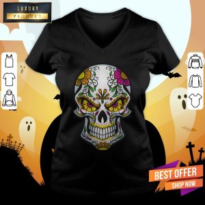 Sugar Skull Day Of Dead Dia De Muertos Shirt 5