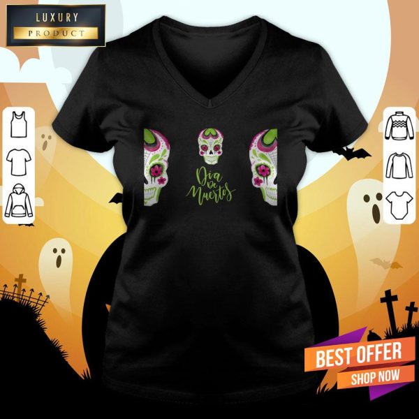 Sugar Skull Day Of The Dead Dia De Muertos Shirt