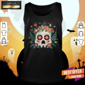 Sugar Skull Day Of The Dead In Mexican Shirt 4