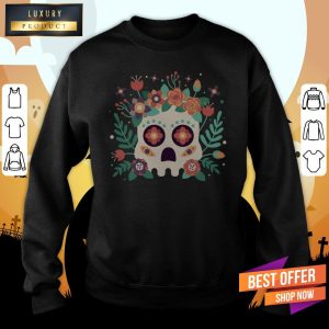 Sugar Skull Day Of The Dead In Mexican Shirt 5