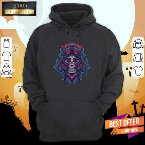 Sugar Skull Girl Day Of The Dead Shirt 2