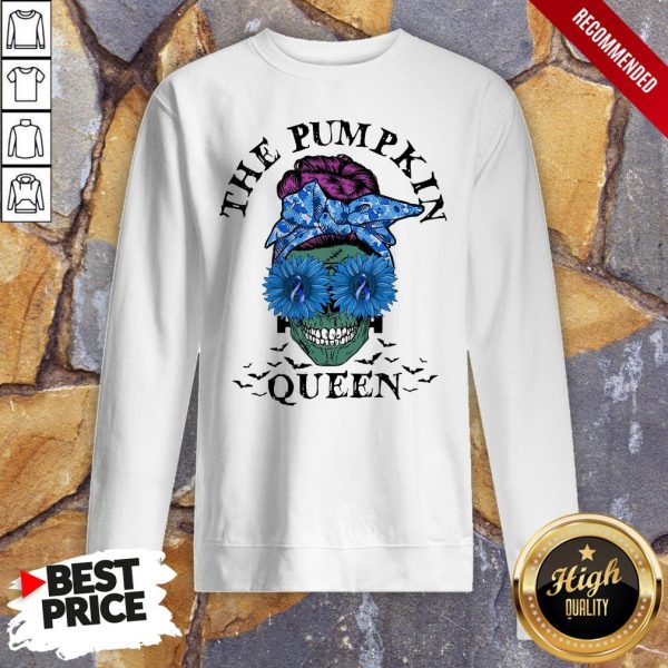 Sugar Skull Girl The Pumpkin Queen Halloween Shirt