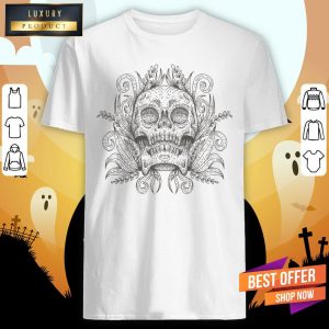 Sugar Skull Simple Day Of The Dead Vintage Shirt