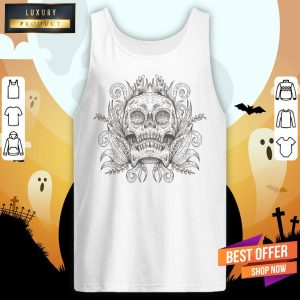 Sugar Skull Simple Day Of The Dead Vintage Shirt 4