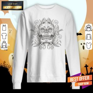 Sugar Skull Simple Day Of The Dead Vintage Shirt 5