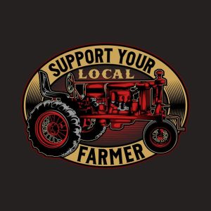 Support your local farmer T shirt 2