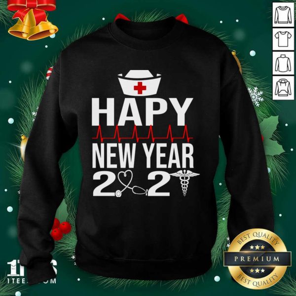 Top Happy New Year 2021 Nurse Crew Santa’s Favorite Nurse Shirt