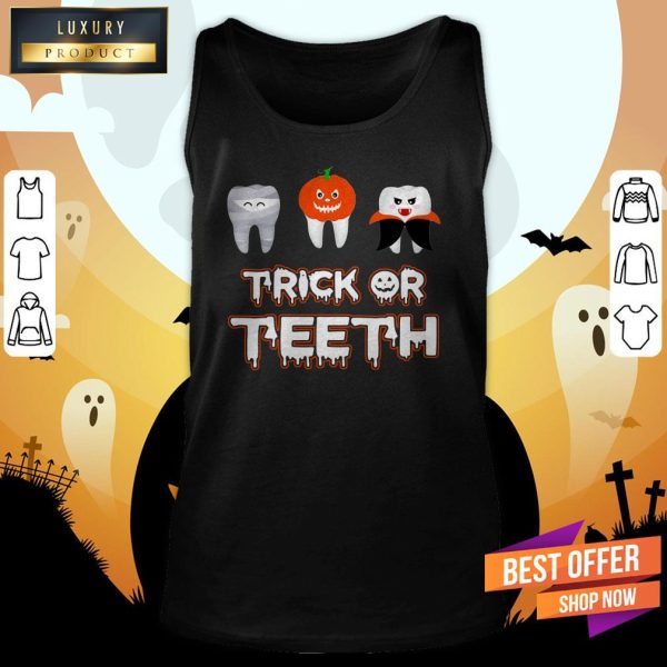 Trick Or Teeth Halloween Shirt