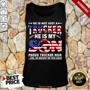 Trucker He Is My Son American Flag Shirt 4