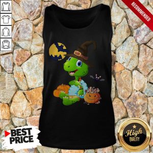 Turtle Witch Tattoo I Love Mom Halloween Shirt 4